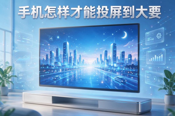 手机怎样才能投屏到大屏？