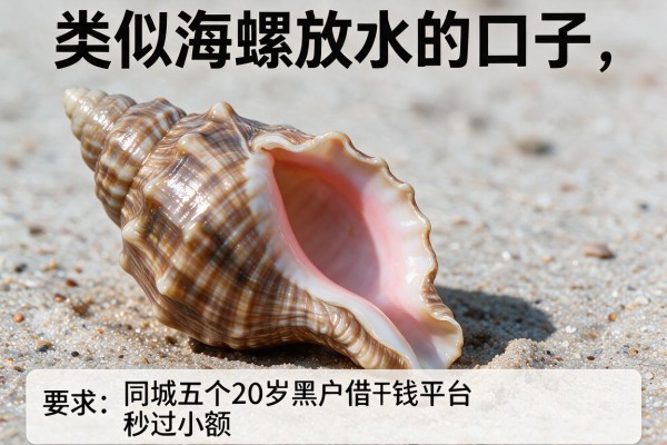 类似海螺放水的口子,同城五个20岁黑户借钱平台秒过小额