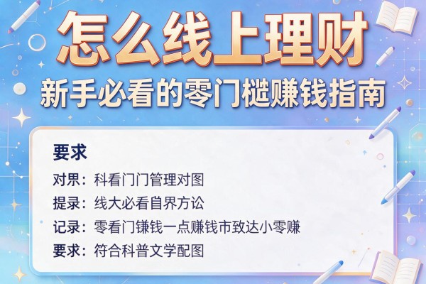 怎么线上理财：新手必看的零门槛赚钱指南
