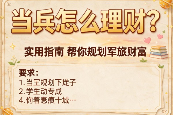 当兵怎么理财？这份实用指南帮你规划军旅财富