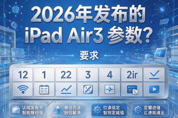 2026年发布的iPad Air3参数？