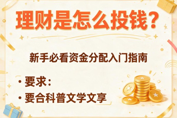 理财是怎么投钱？新手必看的资金分配入门指南