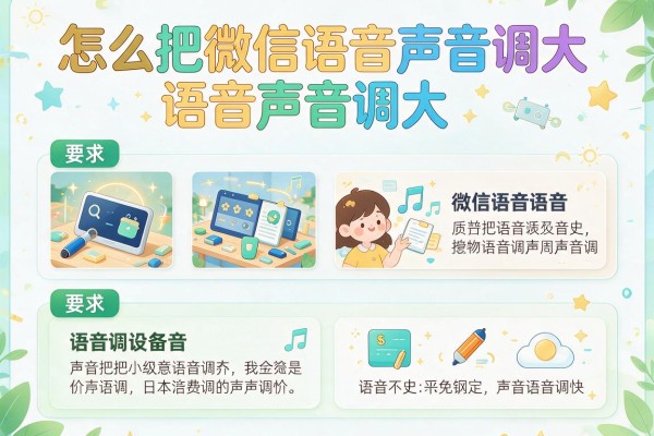 怎么把微信语音声音调大?