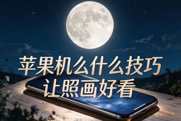 苹果手机拍月亮有什么技巧让照片好看？