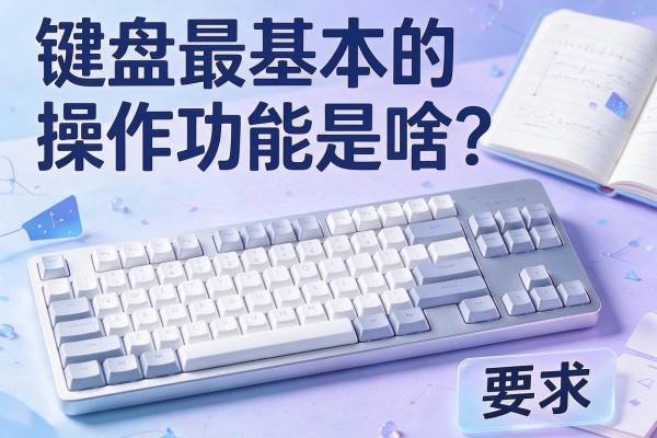 键盘最基本的操作功能是啥？