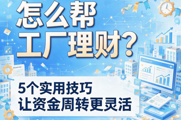 怎么帮工厂理财？5个实用技巧让资金周转更灵活