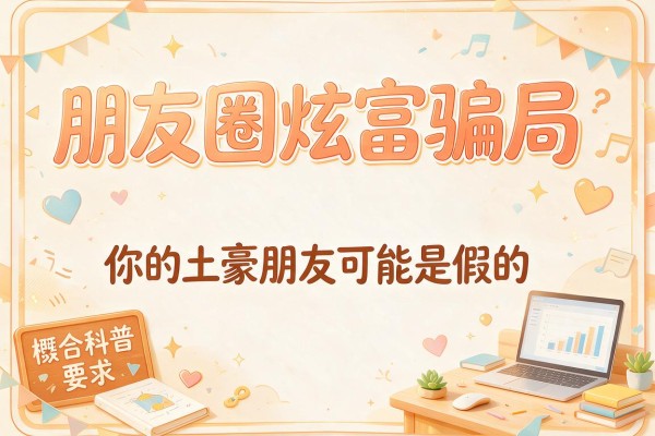 朋友圈炫富骗局 你的土豪朋友可能是假的
