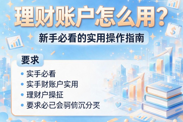理财账户怎么用？新手必看的实用操作指南