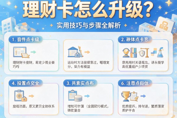 理财卡怎么升级？实用技巧与步骤全解析