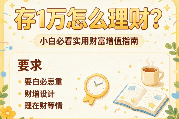 存1万怎么理财？小白必看的实用财富增值指南