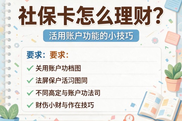 社保卡怎么理财？活用账户功能的小技巧