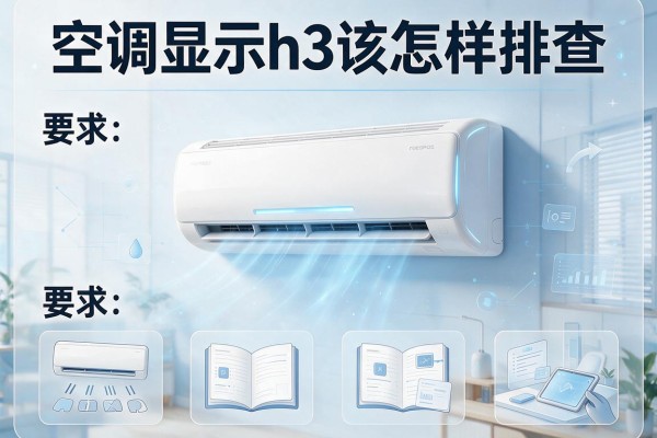 空调显示h3该怎样排查