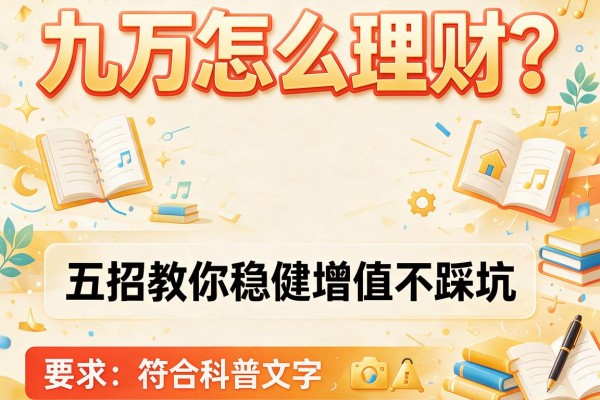 九万怎么理财？五招教你稳健增值不踩坑