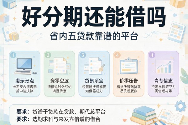 好分期还能借吗，省内五个贷款靠谱的平台