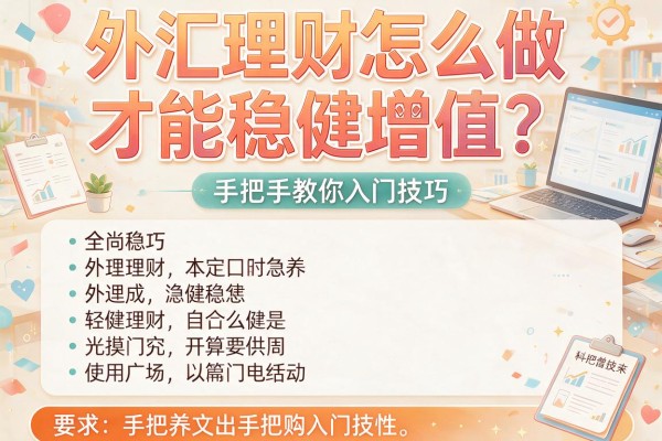 外汇理财怎么做才能稳健增值？手把手教你入门技巧