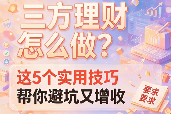三方理财怎么做？这5个实用技巧帮你避坑又增收