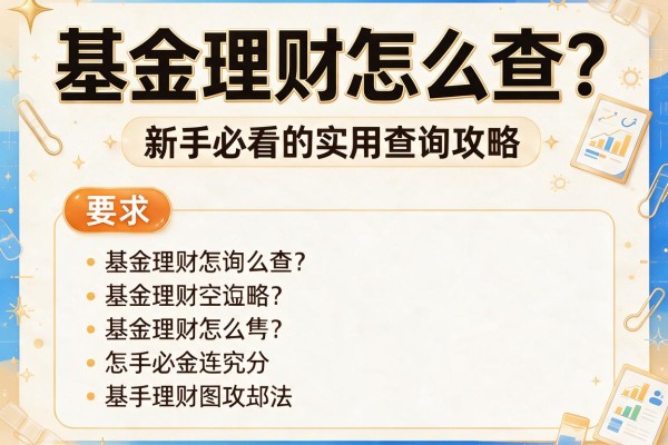 基金理财怎么查？新手必看的实用查询攻略