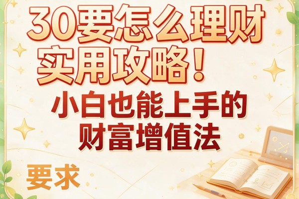 30要怎么理财实用攻略：小白也能上手的财富增值法
