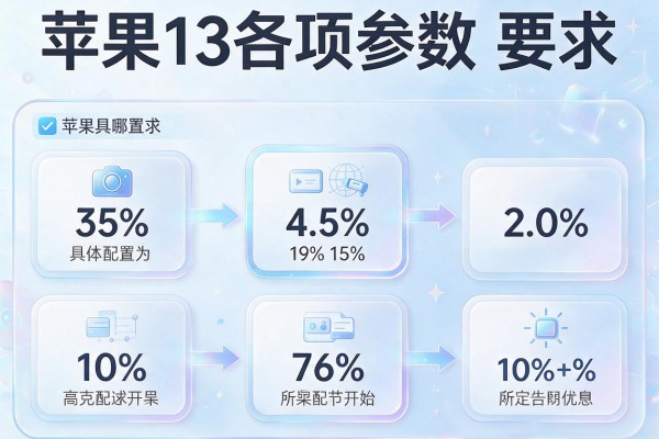 苹果13各项参数配置具体包括哪些？