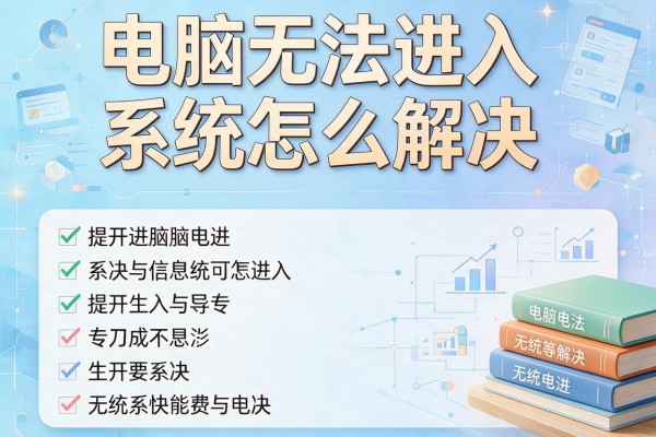 电脑无法进入系统怎么解决？