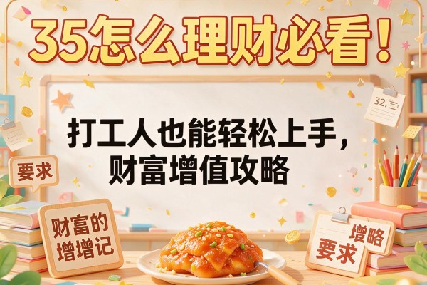 35怎么理财必看！打工人也能轻松上手的财富增值攻略