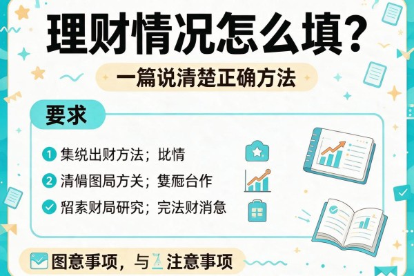 理财情况怎么填？一篇说清楚正确方法与注意事项