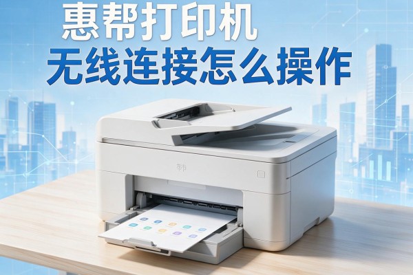惠普打印机无线连接怎么操作？