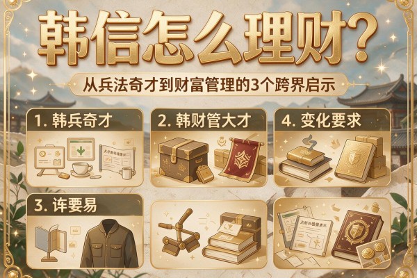 韩信怎么理财？从兵法奇才到财富管理的3个跨界启示