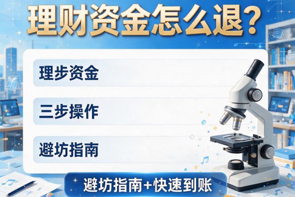 理财资金怎么退？三步操作+避坑指南快速到账