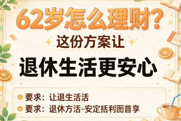 62岁怎么理财？这份方案让退休生活更安心