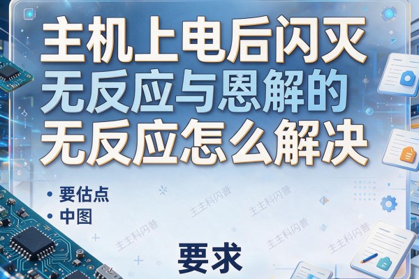 主机上电后闪灭无反应怎么解决