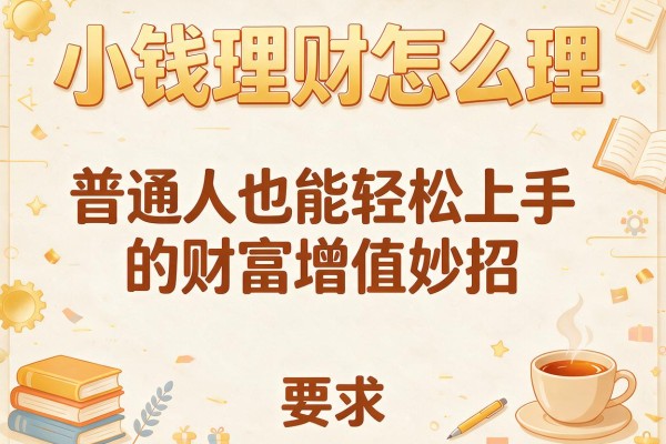 小钱理财怎么理：普通人也能轻松上手的财富增值妙招