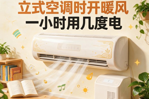 立式空调开暖风一小时用几度电