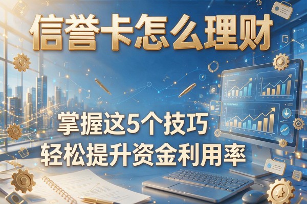 信誉卡怎么理财：掌握这5个技巧轻松提升资金利用率