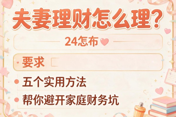夫妻理财怎么理？五个实用方法帮你避开家庭财务坑
