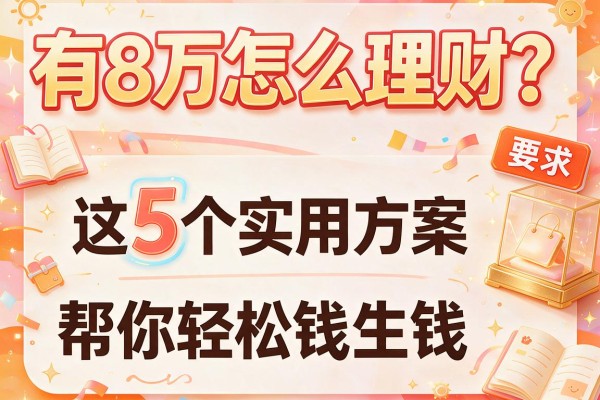 有8万怎么理财？这5个实用方案帮你轻松钱生钱