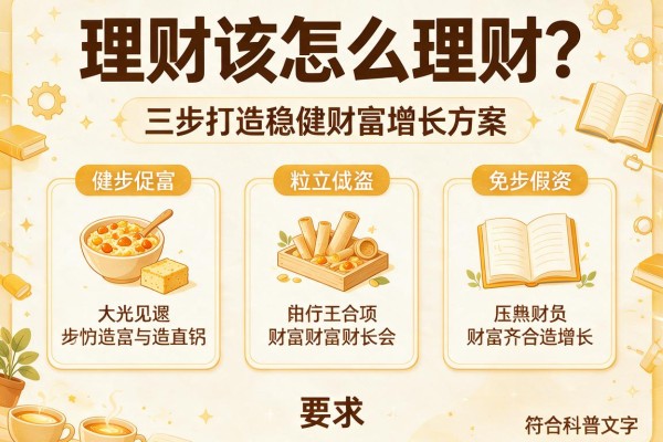 理财该怎么理财？三步打造稳健财富增长方案