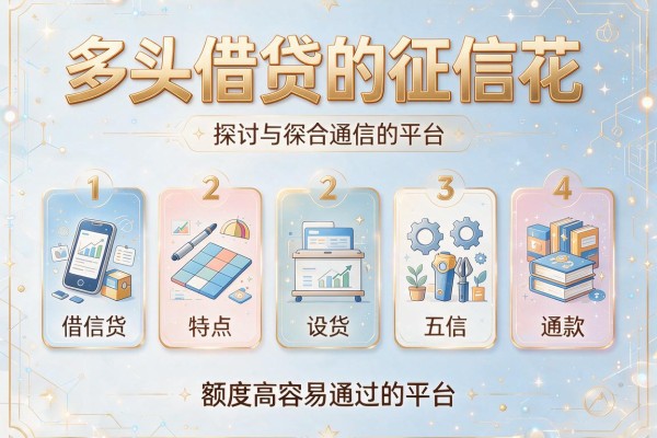 多头借贷的征信花，探讨五款额度高容易通过的平台
