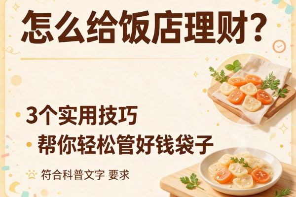 怎么给饭店理财？3个实用技巧帮你轻松管好钱袋子