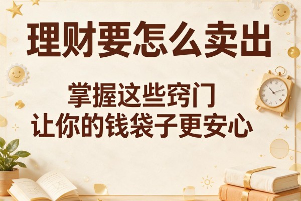 理财要怎么卖出：掌握这些窍门让你的钱袋子更安心