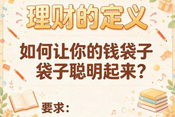 理财的定义：如何让你的钱袋子聪明起来？