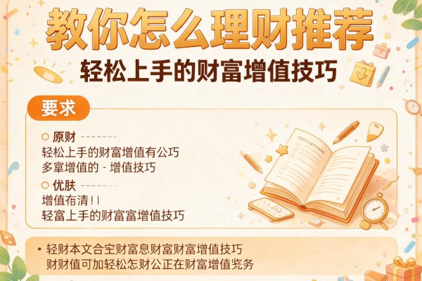教你怎么理财推荐：轻松上手的财富增值技巧