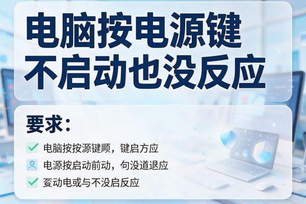 电脑按电源键不启动也没反应