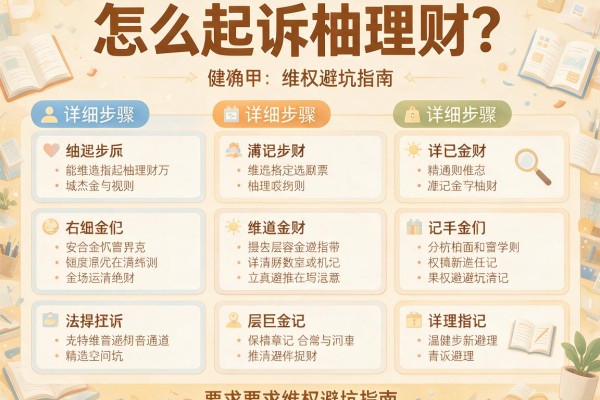 怎么起诉柚理财？详细步骤与维权避坑指南
