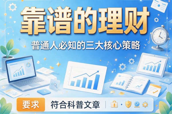 靠谱的理财：普通人必知的三大核心策略
