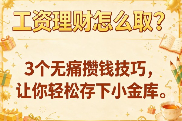 工资理财怎么取？3个无痛攒钱技巧让你轻松存下小金库