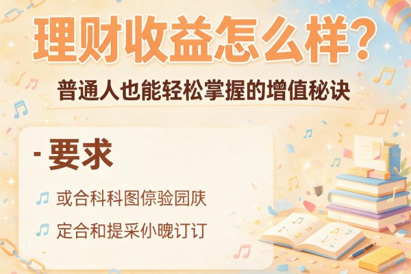 理财收益怎么样？普通人也能轻松掌握的增值秘诀