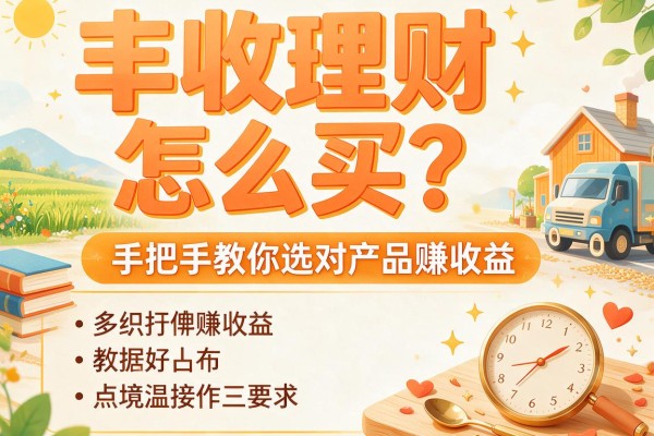丰收理财怎么买？手把手教你选对产品赚收益