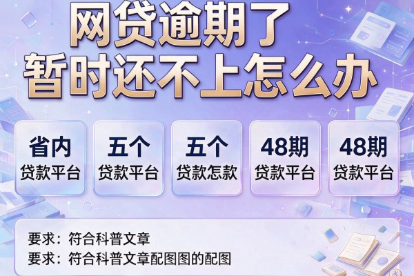 网贷逾期了暂时还不上怎么办，省内五个48期贷款平台