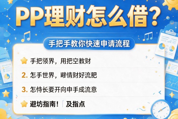 PP理财怎么借？手把手教你快速申请流程及避坑指南